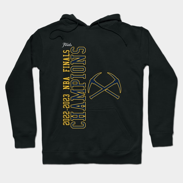 NBA CHAMPS -2023 NUGGETS Hoodie by Buff Geeks Art